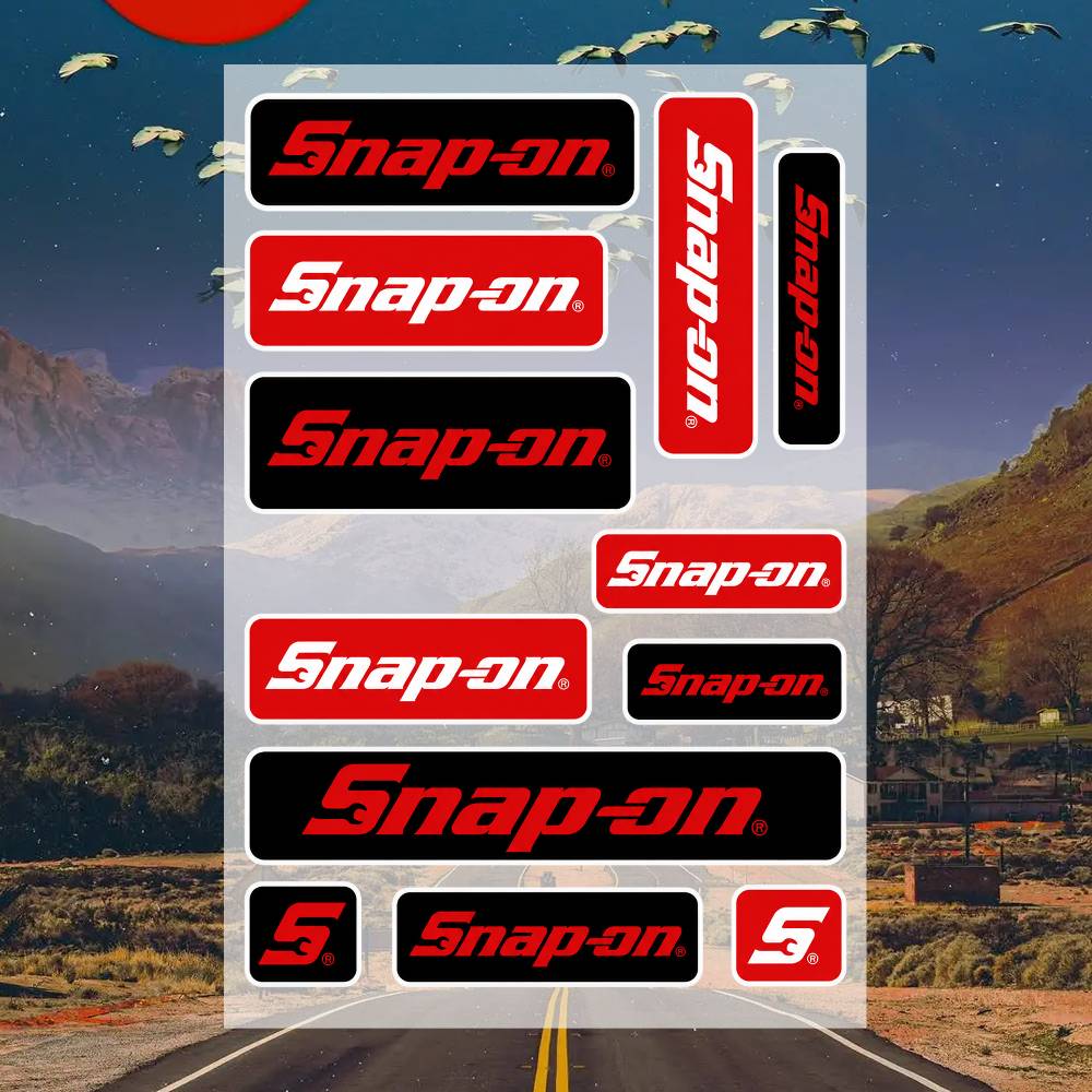 Laptop Accessories Ideas - สติ๊กเกอร์ S-nap-on สติ๊กเกอร์มอเตอร์ไซค์ ติดตัวถังรถยนต์ กันชน กระจก