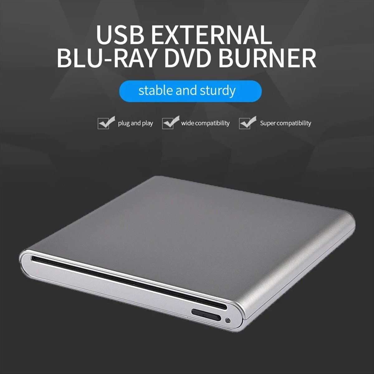 DT77 ไดรฟ์ออปติคอลภายนอกแบบดูด - Laptop Accessories Bd บทวิจารณ์และราคา