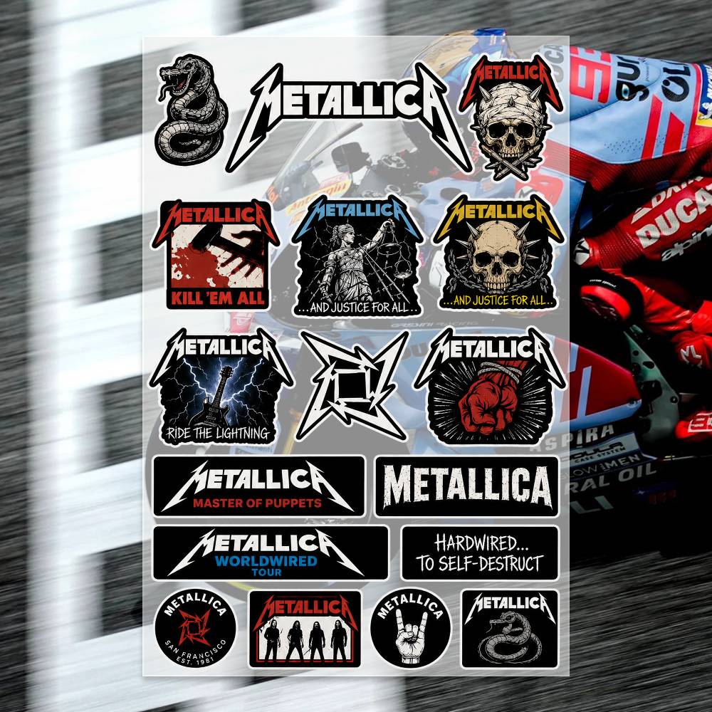 M-Metallica สติกเกอร์มอเตอร์ไซ - Laptop Accessories Ideas บทวิจารณ์และราคา