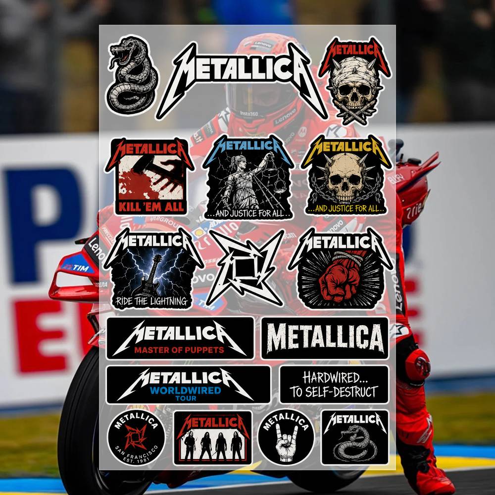 M-Metallica สติกเกอร์มอเตอร์ไซ - Laptop Accessories Ideas บทวิจารณ์และราคา