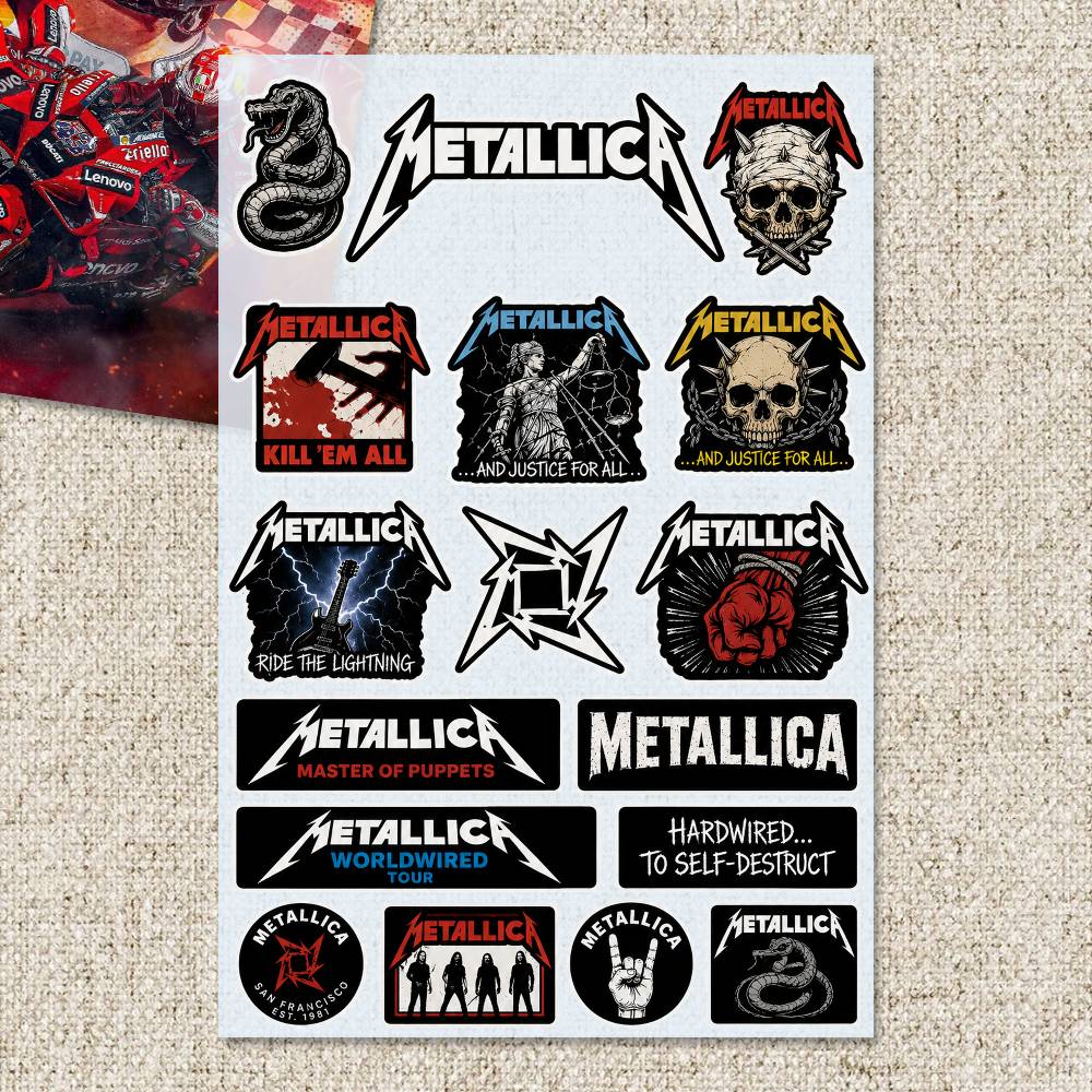 M-Metallica สติกเกอร์มอเตอร์ไซ - Laptop Accessories Ideas บทวิจารณ์และราคา