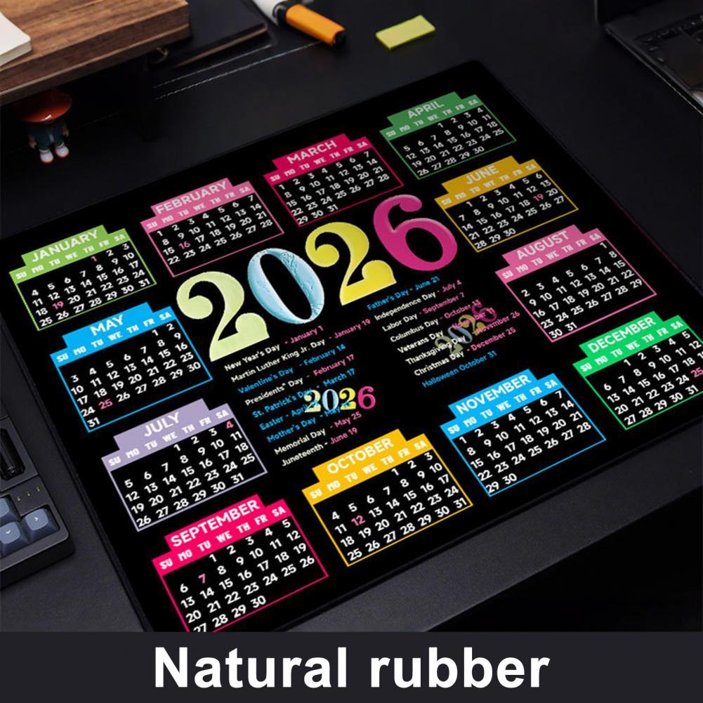 2026 ปฏิทินแผ่นรองเมาส์กันน้ำโ - Laptop Accessories For Office บทวิจารณ์และราคา