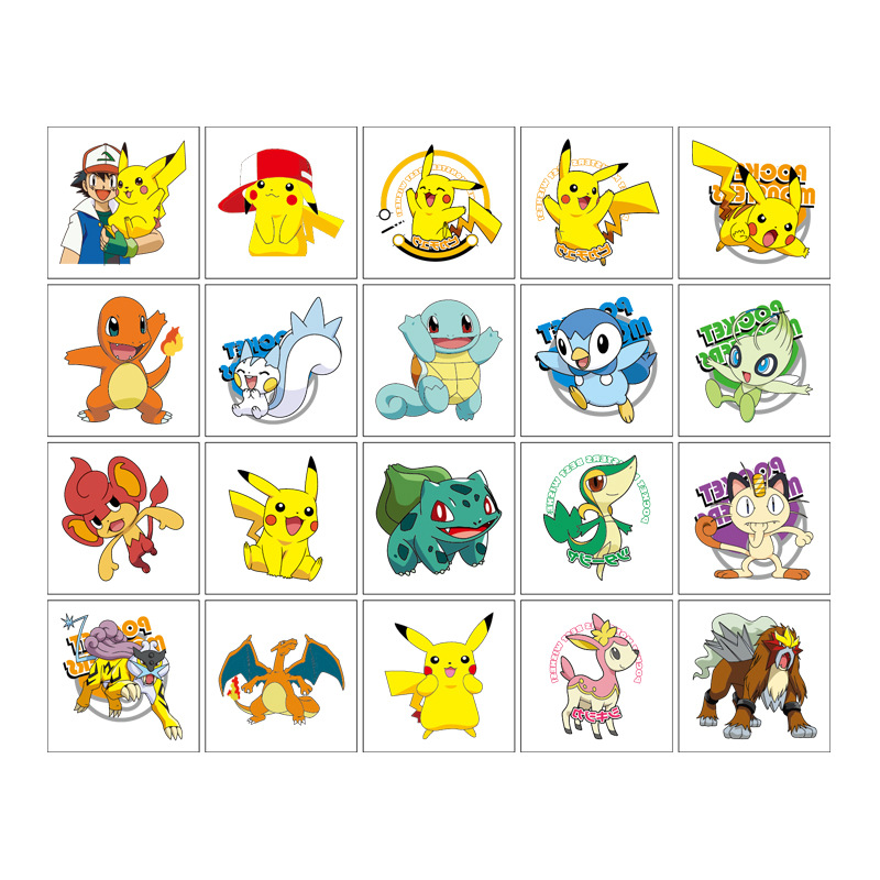 5*5 ซม.20pcs Pokemon Pikachu T - Laptop Accessories Toy บทวิจารณ์และราคา