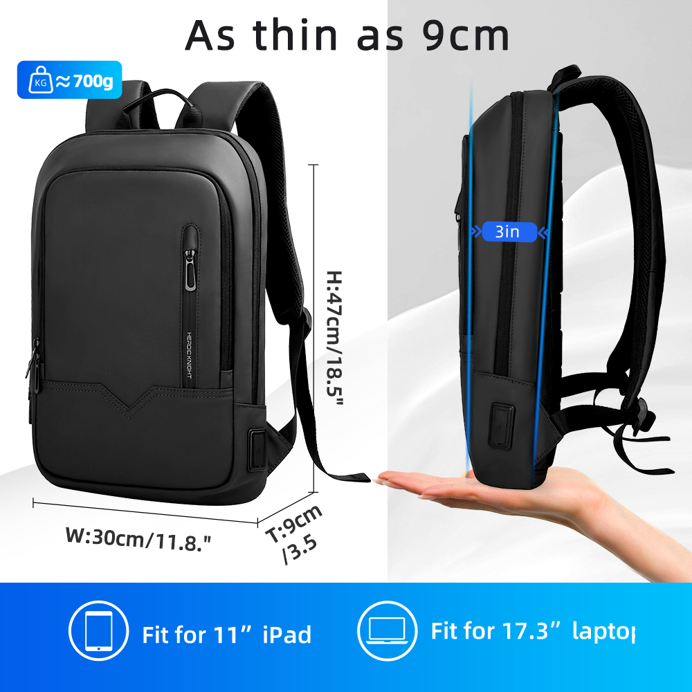 กระเป๋าเป้ธุรกิจ HK Slim สำหรั - Laptop Bag Waterproof บทวิจารณ์และราคา
