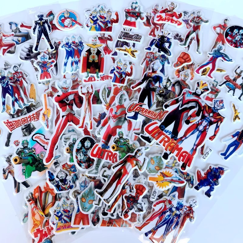10pcs การ์ตูน Ultraman 3D สติก - Laptop Accessories Stickers บทวิจารณ์และราคา